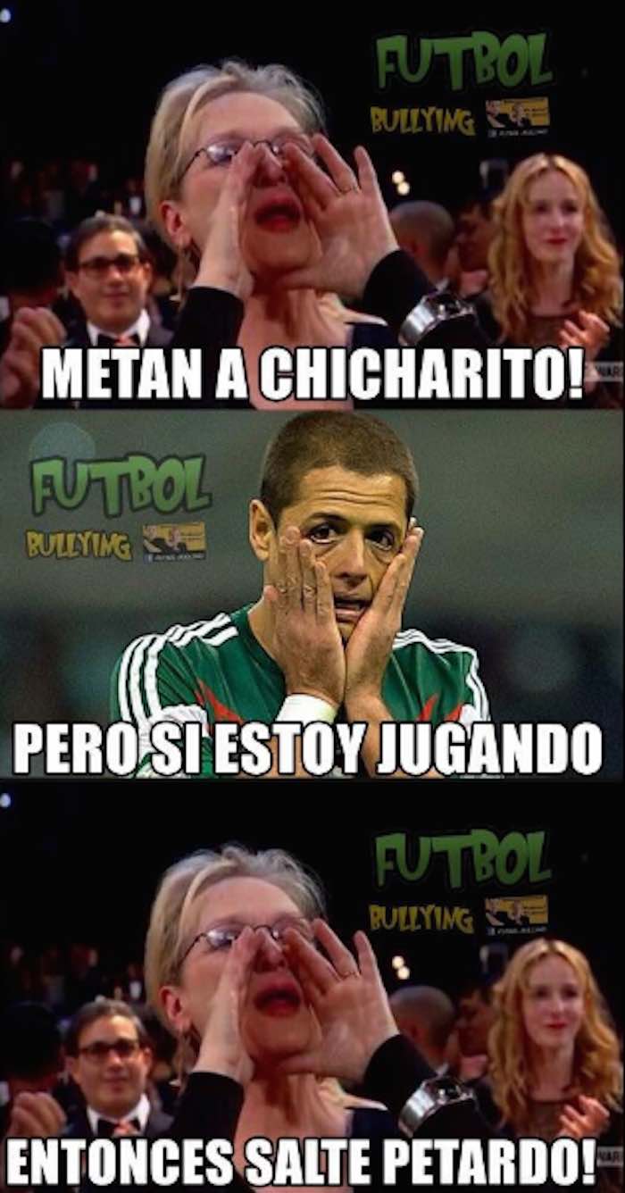 Memes de la goliza de Chile a México